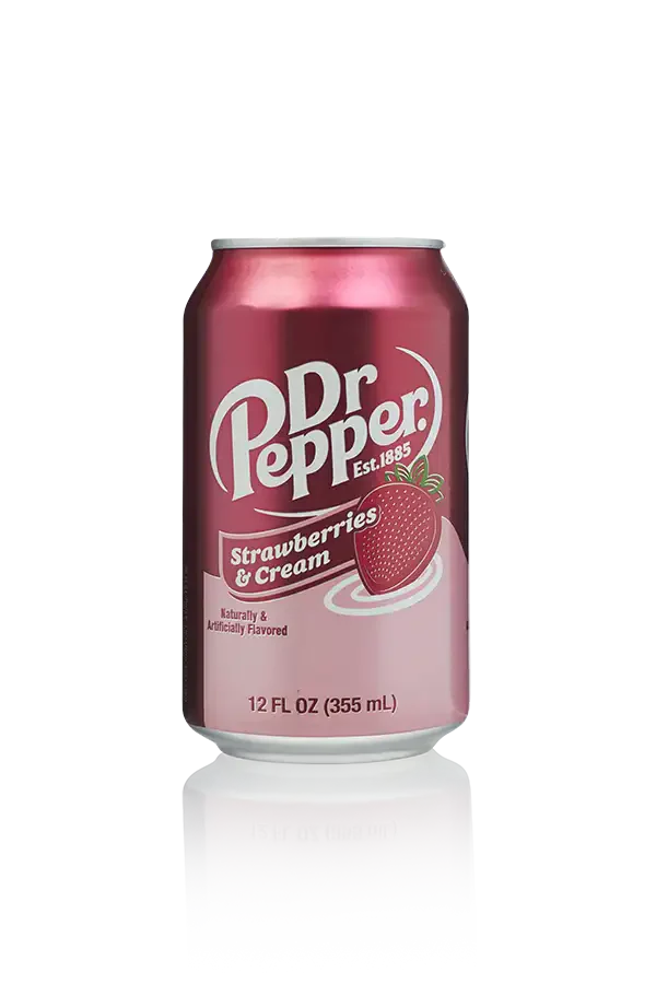 Dr Pepper Aardbei & Cream 330ml