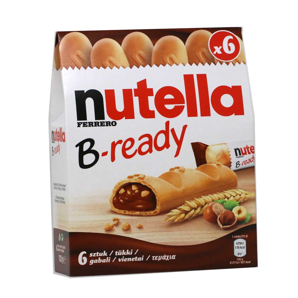Nutella B-ready x6 132g